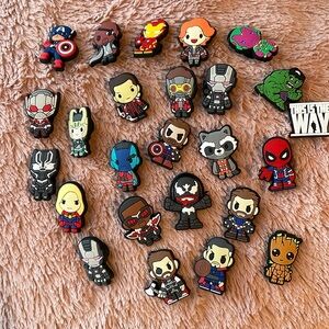 25 Comic Themed‎ Clog Charms